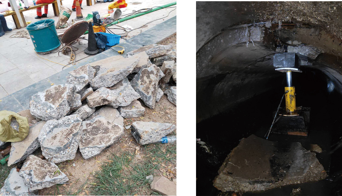 和庆镇管道预处理